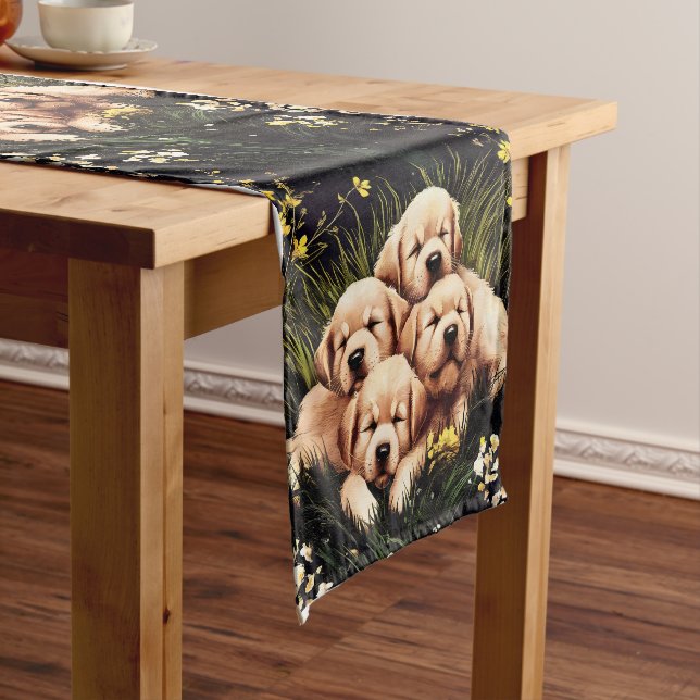 Golden Retriever Table Runner (In Situ)