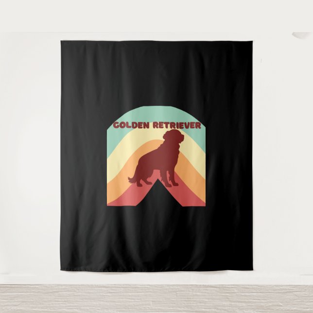 Golden Retriever  Tapestry (Front)