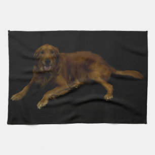 Golden Retriever Tea Towel