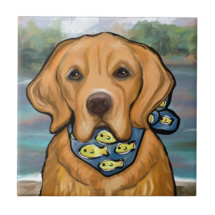 Golden Retriever Tile