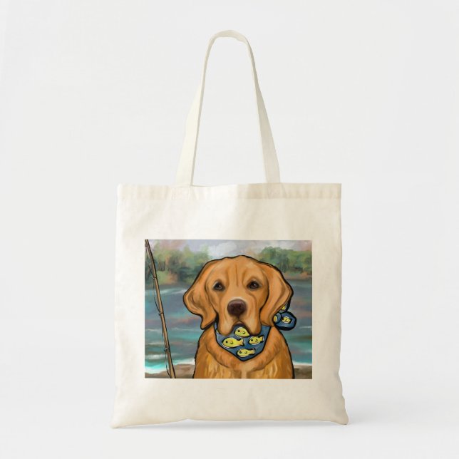 Golden Retriever Tote Bag (Front)
