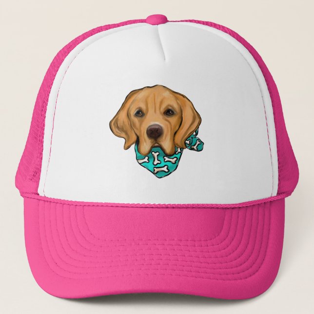 Golden Retriever Trucker Hat (Front)