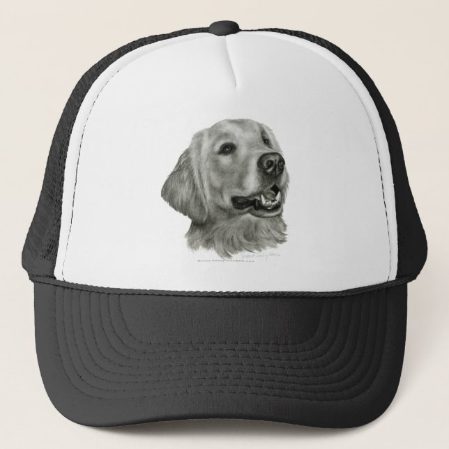 Golden Retriever Trucker Hat (Front)