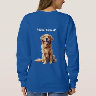 Golden Retriever Two-Sided T-Shirt Sweatshirt