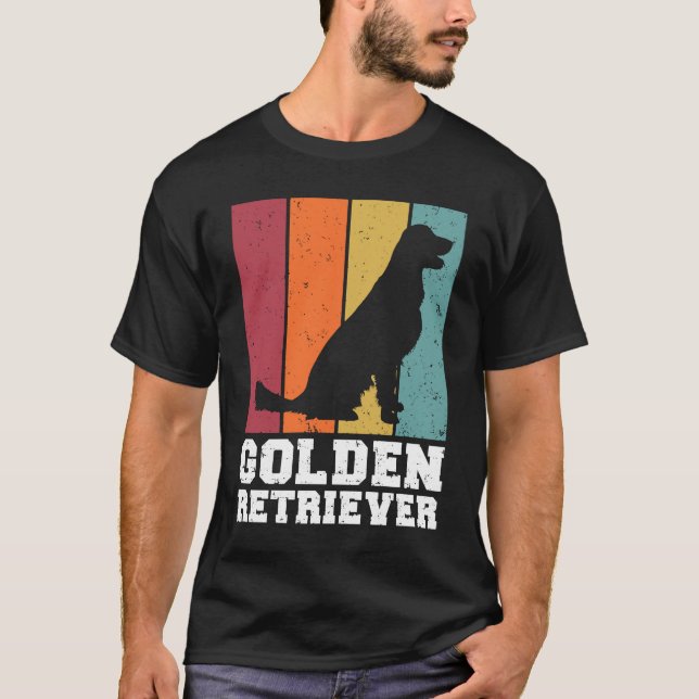 Golden Retriever Vintage  2 T-Shirt (Front)