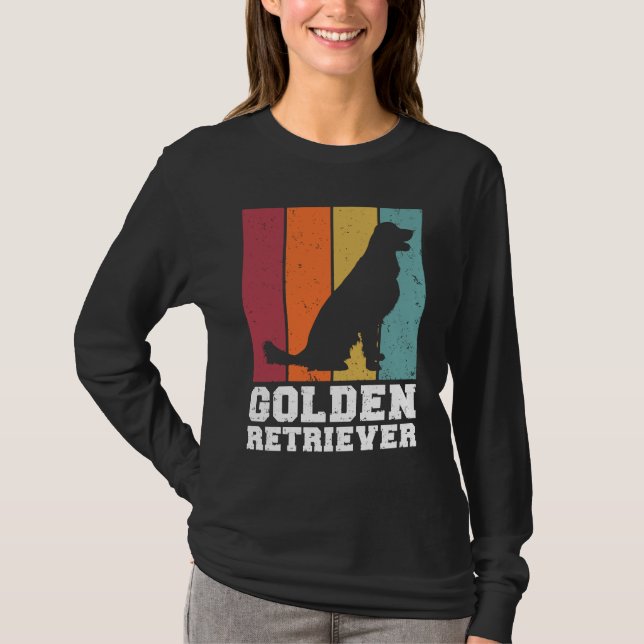 Golden Retriever Vintage  2 T-Shirt (Front)