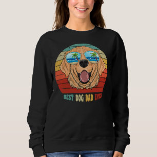 Golden Retriever Vintage Best Dog Dad Ever Sweatshirt