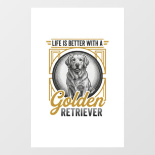 Golden Retriever Vintage Engraving Dog Lover Shirt