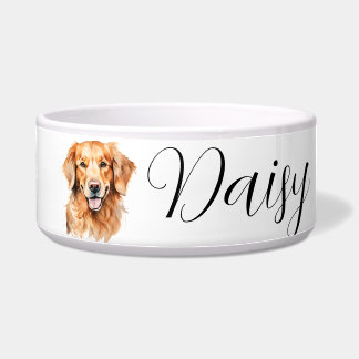 Golden Retriever Water Bowl
