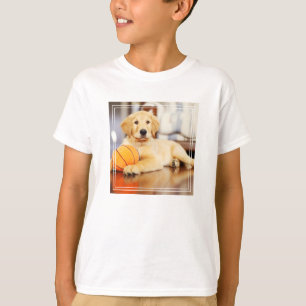 Golden Retriever With Basketball Toy T-Shirt