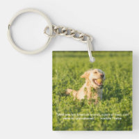 Golden Retriever with Quote