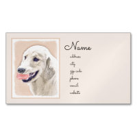 Golden Retriever with Tennis Ball Painting Dog Art