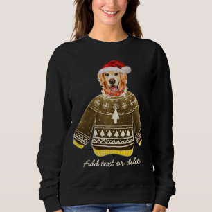 Golden Retriever Xmas Ugly Christmas Dog Mum Sweatshirt