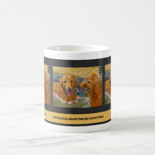 Golden Retrievers Frolic Mug