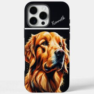 Golden Retriever's Gaze iPhone 16 Pro Max Case