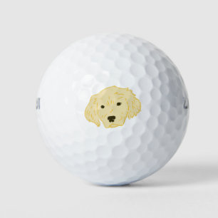Golden Retrievers. Golden Lab golf balls
