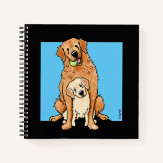 Golden Retrievers Notebook