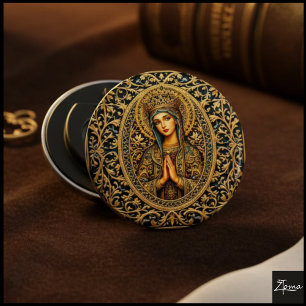 Golden Reverence Virgin Mary Bottle Opener