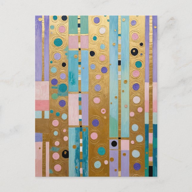 Golden Reverie Holiday Postcard (Front)