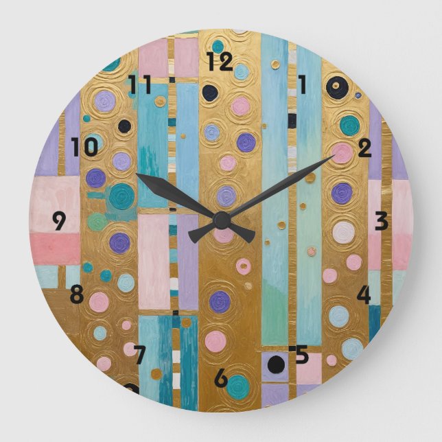 Golden Reverie Large Clock (Front)