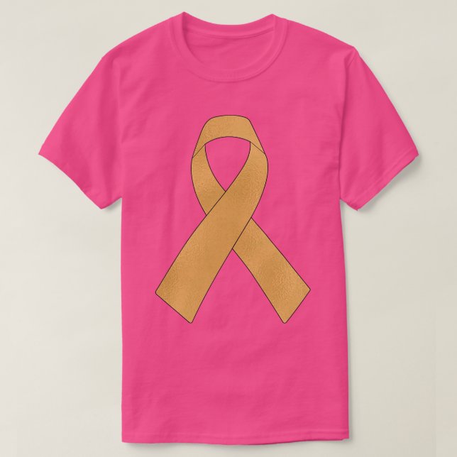 Golden Ribbon T-Shirt (Design Front)