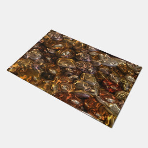 Golden River Stones + your ideas Doormat