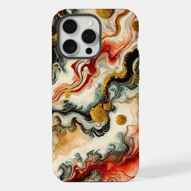 Golden rivers iPhone case (Back)