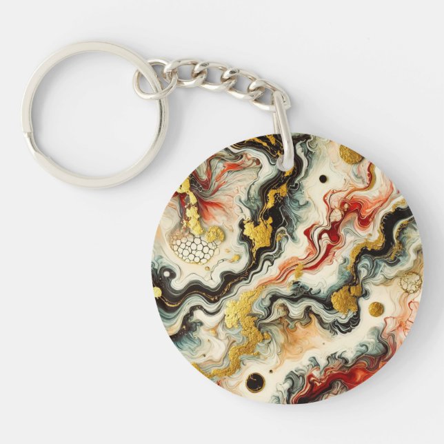 Golden rivers key ring (Front)