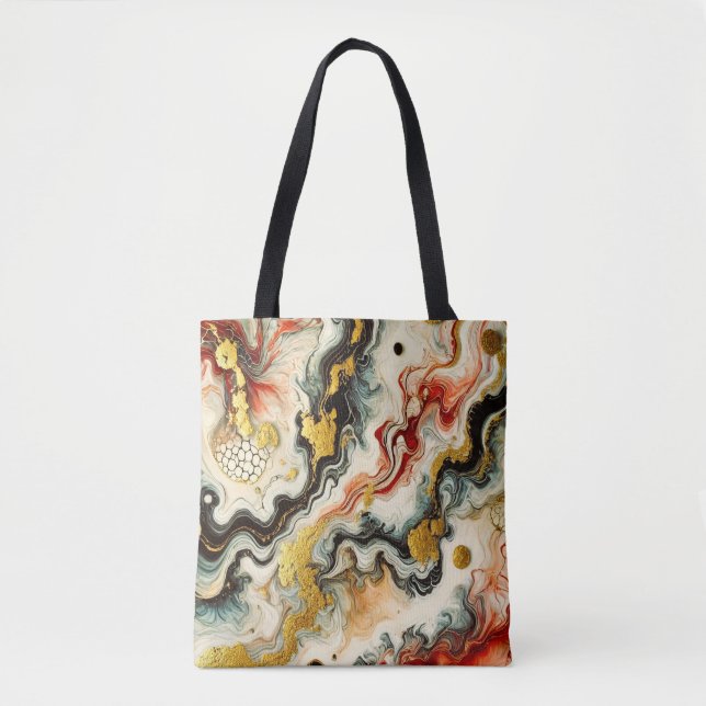 Golden rivers tote bag (Front)