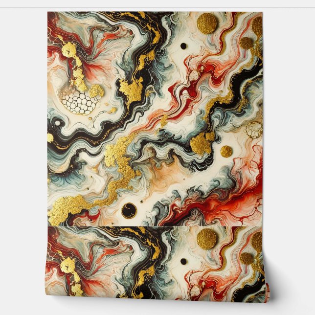 Golden rivers wallpaper (Unrolling)