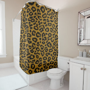 Golden Roar  Shower Curtain