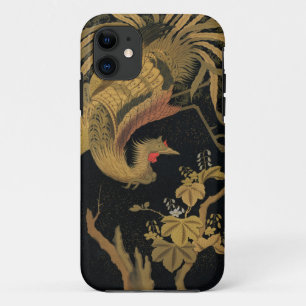 Golden Rooster Bird Japanese Classic Antique Case-Mate iPhone Case