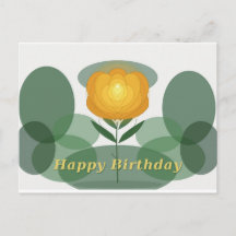 Golden rose birthday