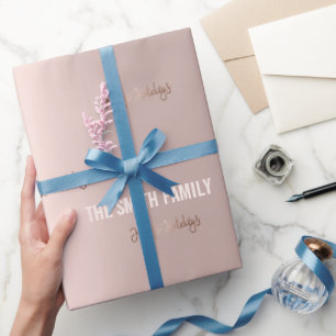 Golden rose elegance, Christmas party Wrapping Pap Paper
