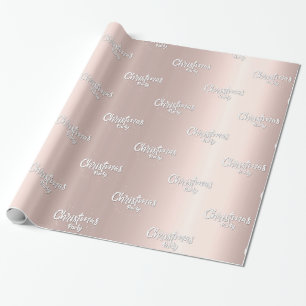 Golden rose elegance, Christmas party Wrapping Paper