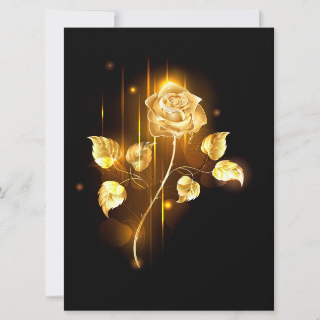 Golden rose ( gold rose ) (Front)