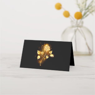Golden rose ( gold rose ) appointment card