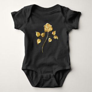 Golden rose ( gold rose ) baby bodysuit