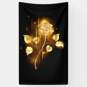 Golden rose ( gold rose ) banner