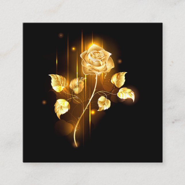 Golden rose ( gold rose ) enclosure card (Front)