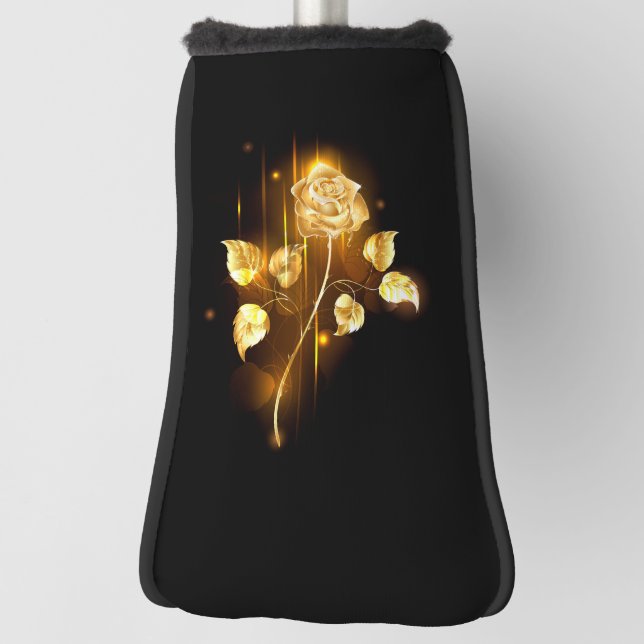 Golden rose ( gold rose ) golf head cover (Rotate 90)
