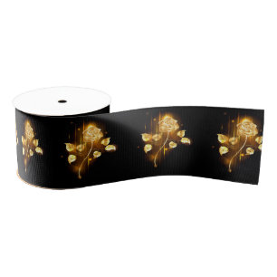 Golden rose ( gold rose ) grosgrain ribbon