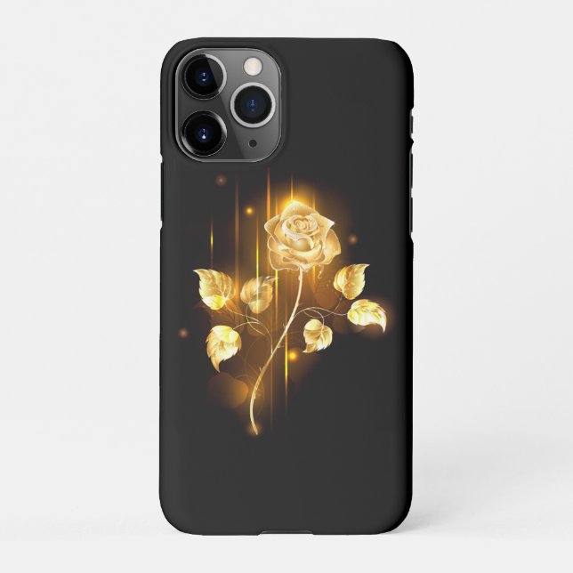 Golden rose ( gold rose ) iPhone case (Back)