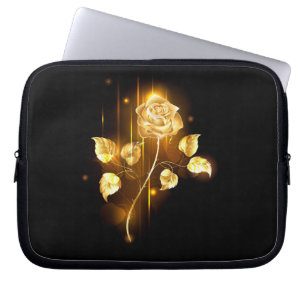 Golden rose ( gold rose ) laptop sleeve