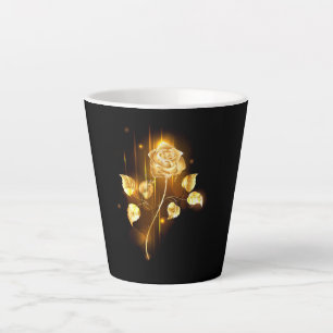 Golden rose ( gold rose ) latte mug
