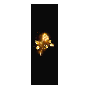 Golden rose ( gold rose ) photo print