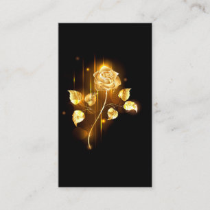 Golden rose ( gold rose ) place card