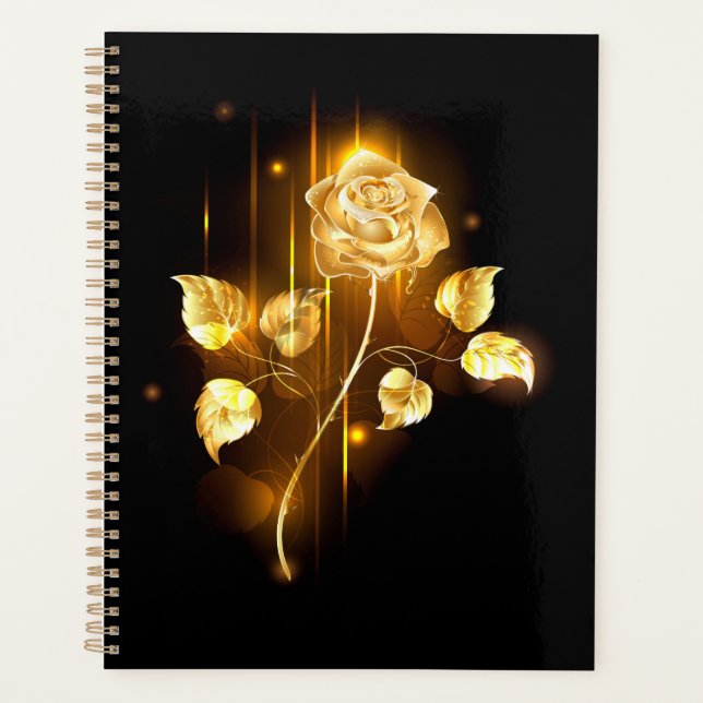 Golden rose ( gold rose ) planner (Front)