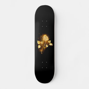 Golden rose ( gold rose ) skateboard