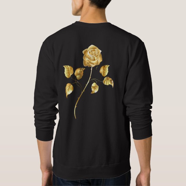 Golden rose ( gold rose ) sweatshirt (Back)